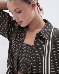 UNISON - Border Stripe Resort Shirt