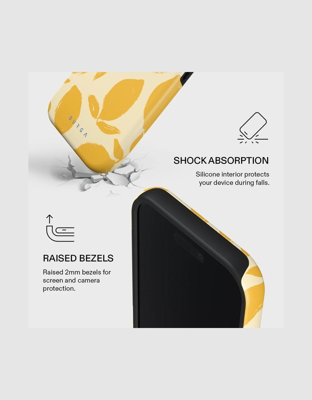 Burga - Burga iPhone 17 Tough Magsafe Case Lemon Tart