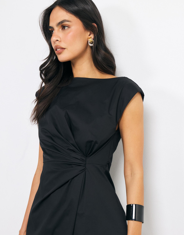 AERE - Avel Ruched Waist Mini Dress
