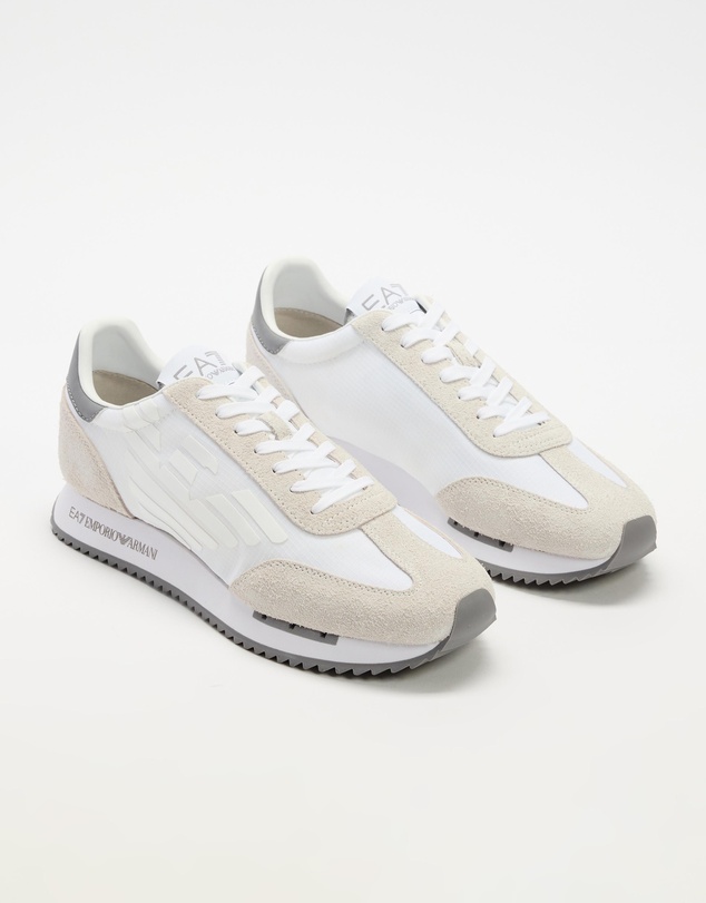Emporio Armani EA7 - Vintage Mix Eagle Sneakers - Men's