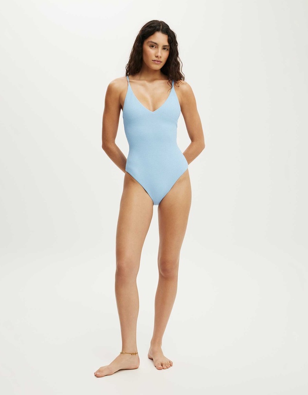 Cotton On Body - Thin Strap V Neck One Piece Full