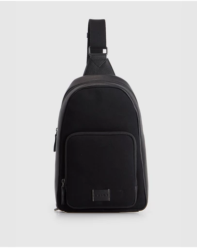 Evity - Owen Canvas/Leather Sling Bag