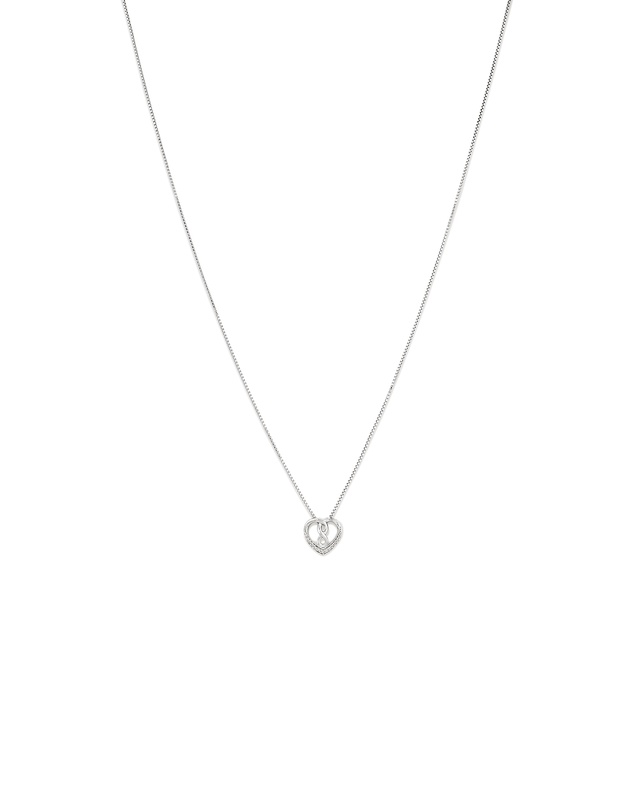 Michael Hill - Heart Infinitas Pendant with Diamonds in Sterling Silver