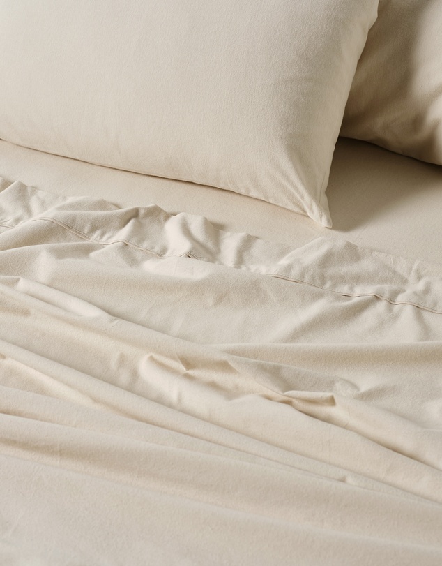 Linen House - Flannelette Plain-Dyed Sheet Set