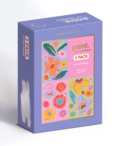 Journey Of Something - Paint by Numbers - Into the Petals (Pack of 3)