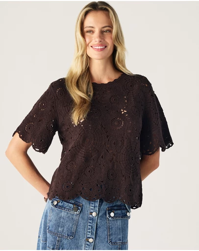 MOS The Label - Anouk Crochet Top