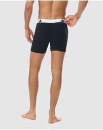 adidas Sportswear - 3 Pack Active Flex Cotton Boxer Brief Underwear