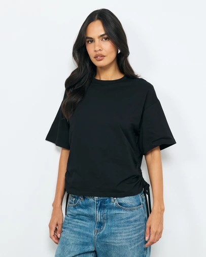 AERE - Tie Detail T-Shirt