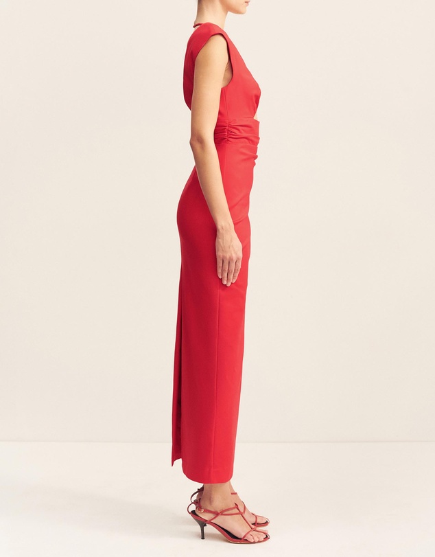Shona Joy - Lani Plunged Cut Out Maxi Dress - ICONIC EXCLUSIVE