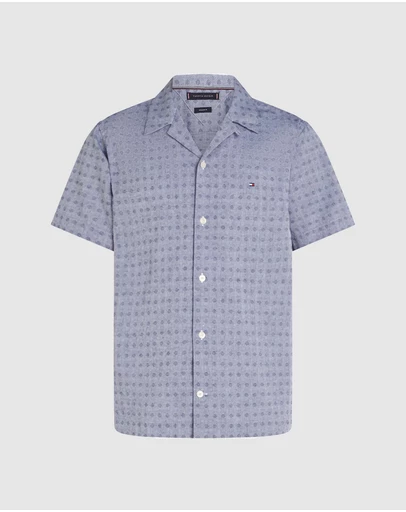 Tommy Hilfiger - Regular Fit Short Sleeve Dobby Shirt