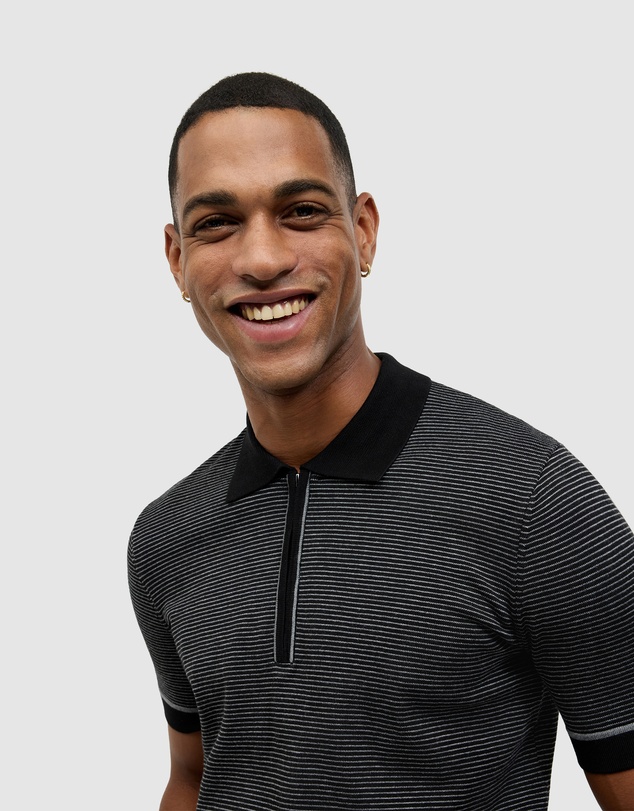 Politix - Joseph Stripe Knit Polo