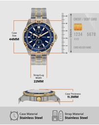 Fossil - Garrett Multicolour Chronograph Watch