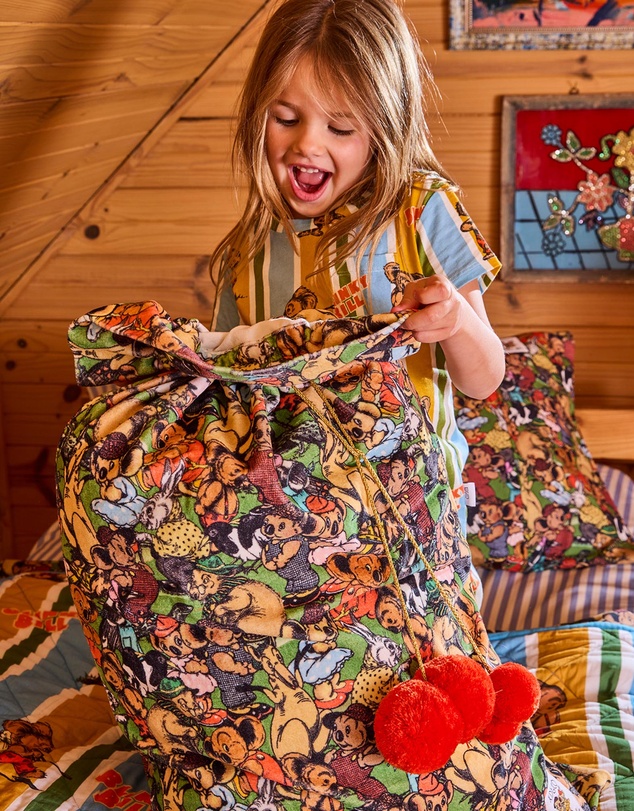 Kip&Co - KipCo x Blinky Bill Blinky And Friends Velvet Santa Sack - Babies-Kids