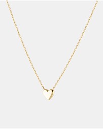 Luna Rae - Solid Gold - Little Heart Necklace