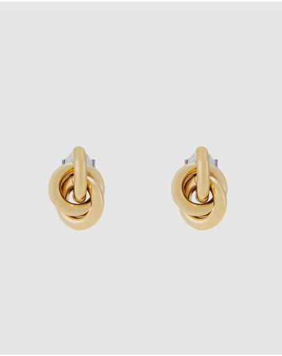 Skagen - Moderne Stak Gold Earring
