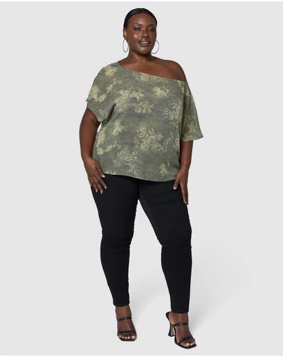Sunday In The City - Echo Floral Sheer Top