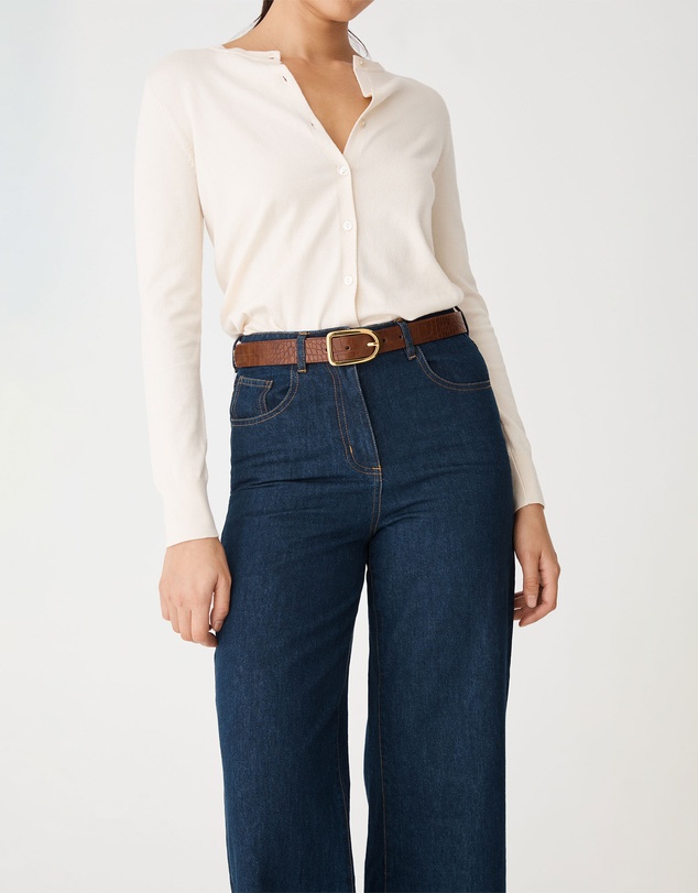 Forcast - Geneva Croc Belt