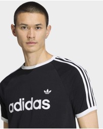 adidas Originals - 3-Stripes Slim Ringer T-Shirt Mens