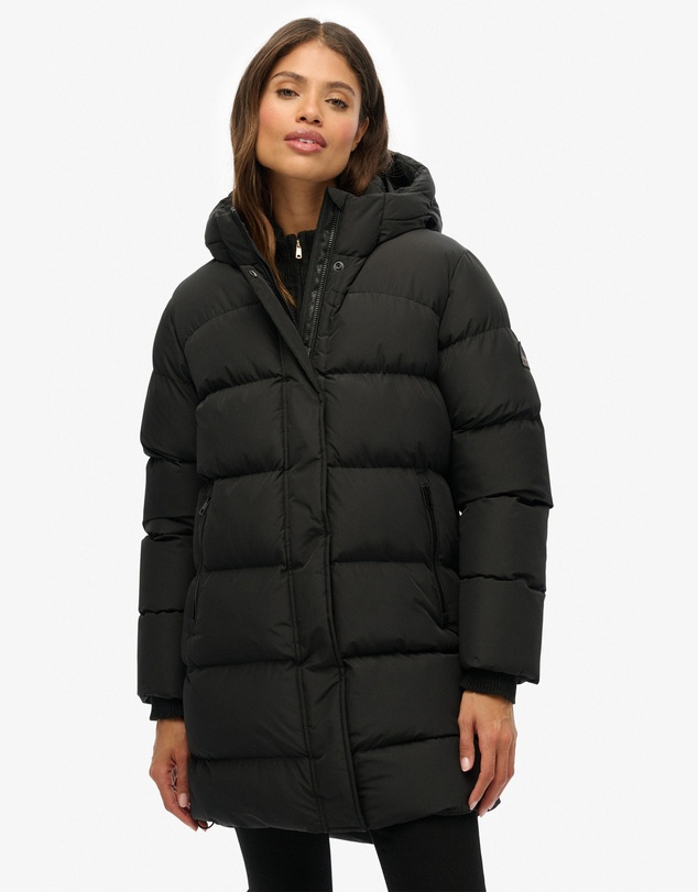 Superdry - Hooded Sports Puffer Mid Jacket