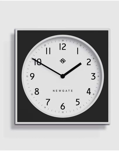Newgate - Newgate Burger & Chips Wall Clock Black