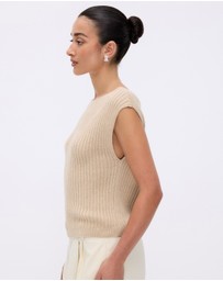 Minima Esenciales - Nalu Organic Cotton Cashmere Blend Knitted Top
