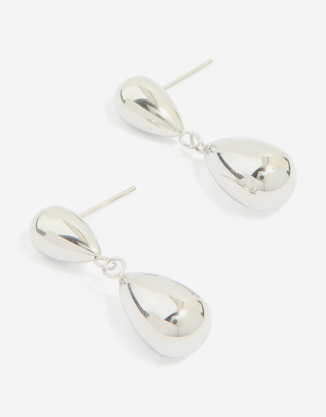 Lovisa - Waterproof Stainless Steel Pear Double Drop Earrings