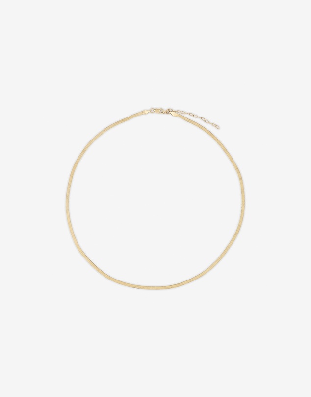 Michael Hill - 45cm (18”) 2mm-2.5mm Width Herringbone Chain in 10kt Yellow Gold