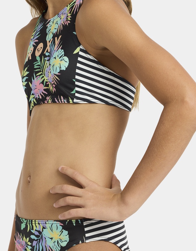 Roxy - Girls 4 to 16 Roxy Active Crop Set Two Piece