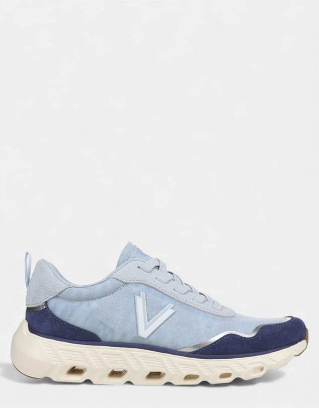 Vionic - Presley Lace-Up Sneaker - Blue Mist