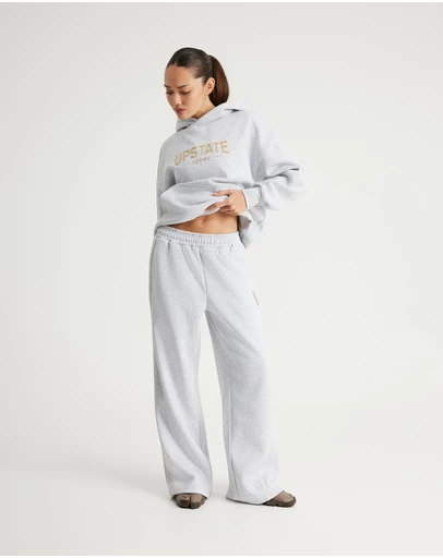 Upstate - Off-Duty Track Pant - Grey Marle