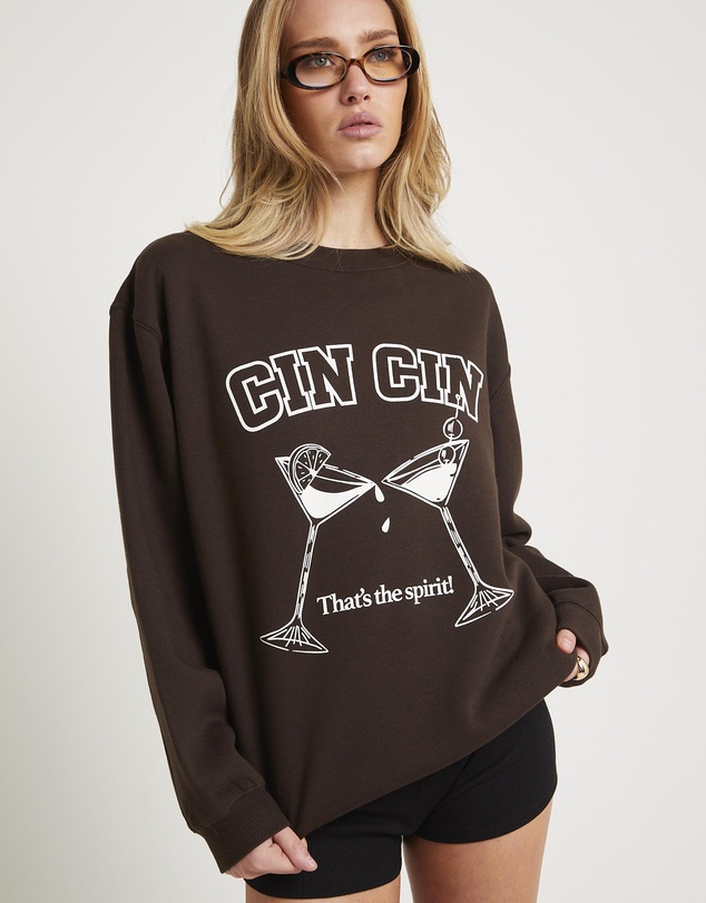 Alice In The Eve - Cin Cin Oversized Fleece Jumper