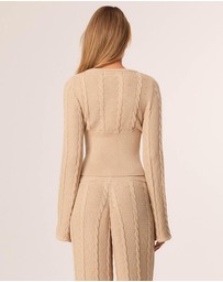 SNDYS - Cici Cable Knit Top