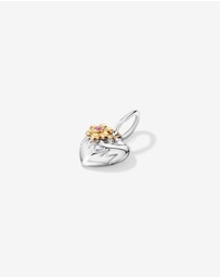 Michael Hill - Mother's Day Heart Pendant in Sterling Silver and 10kt Yellow Gold