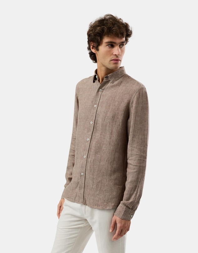 Brooksfield - Casual Linen Shirt