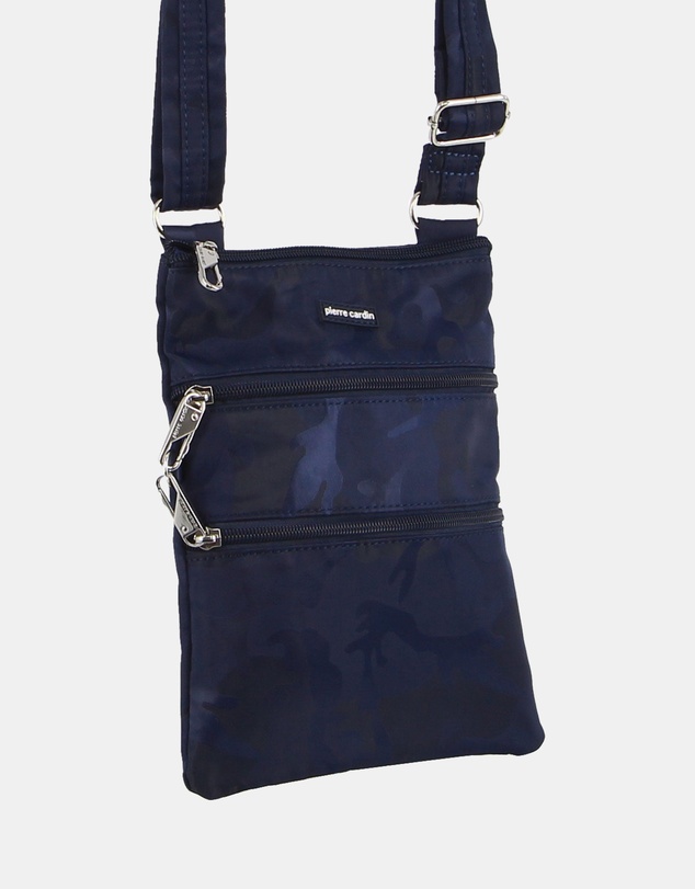 Pierre Cardin - Pierre Cardin Nylon Anti-Theft Cross Body Bag