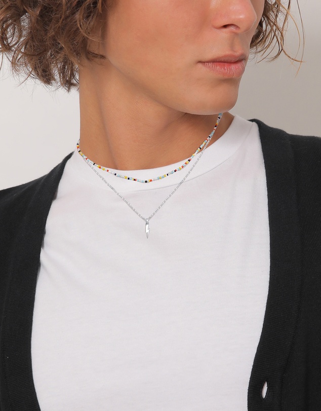 Kuzzoi - ICONIC EXCLUSIVE - Layered Necklace with Beads in 925 Sterling Silver