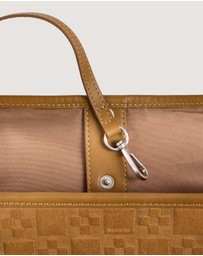 Sandro - Tote Square Cross Suede Messenger