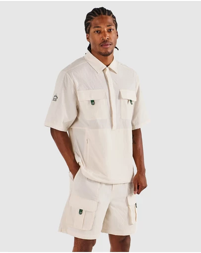 Malbon - Bass Club Seersucker Windshirt