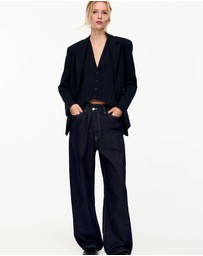 Pull&Bear - Super Baggy Jeans With Crossover Waistband