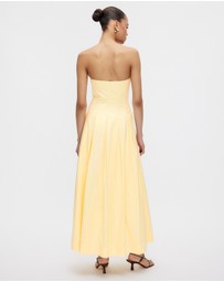 Minima Esenciales - Sableen Pleated Maxi Dress