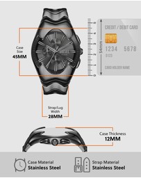 Diesel - Mercurial Gray Chronograph Watch