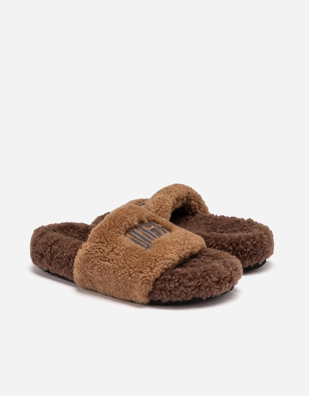 Ozwear Connection Uggs - Ugg Acacia Shearling Logo Slipper
