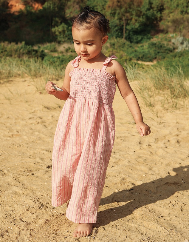 Kynd Baby - Shirred Playsuit in Stripe