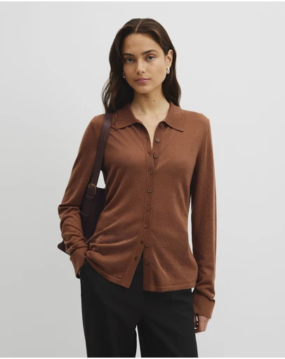 Country Road - Long Sleeve Knit Shirt