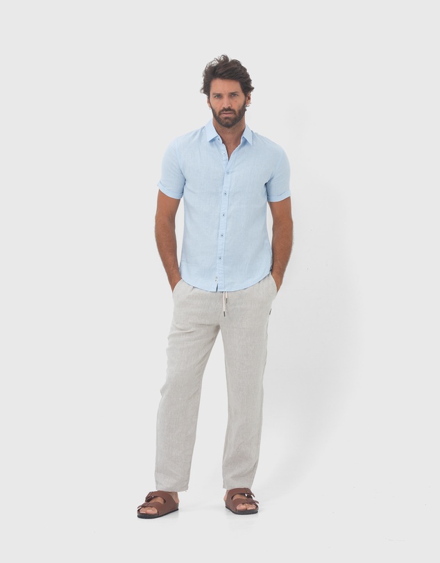 Coast Clothing - Short Sleeve Linen Shirt