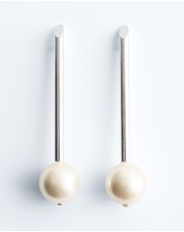 & Other Stories - Faux Pearl Pendant Earrings