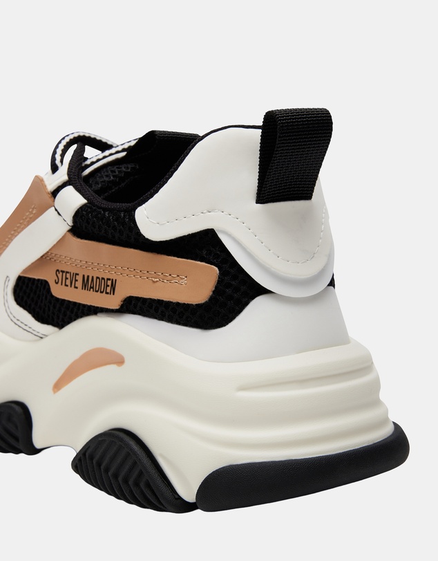 Steve Madden - Possession Black Tan Sneakers