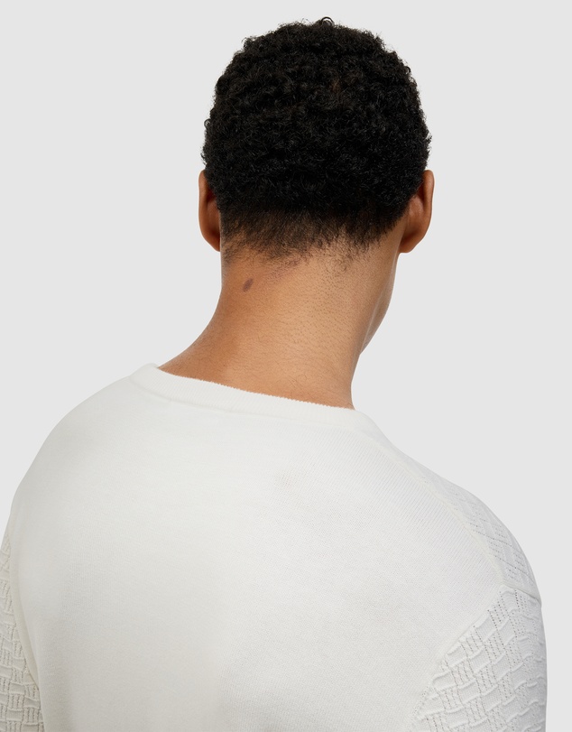 Politix - Elvin Geo Textured Crew Knit