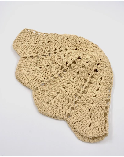 FORD MILLINERY - Daisy Crochet Bucket Hat (natural)