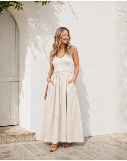 Esther & Co - Lucienne Dress - Ivory